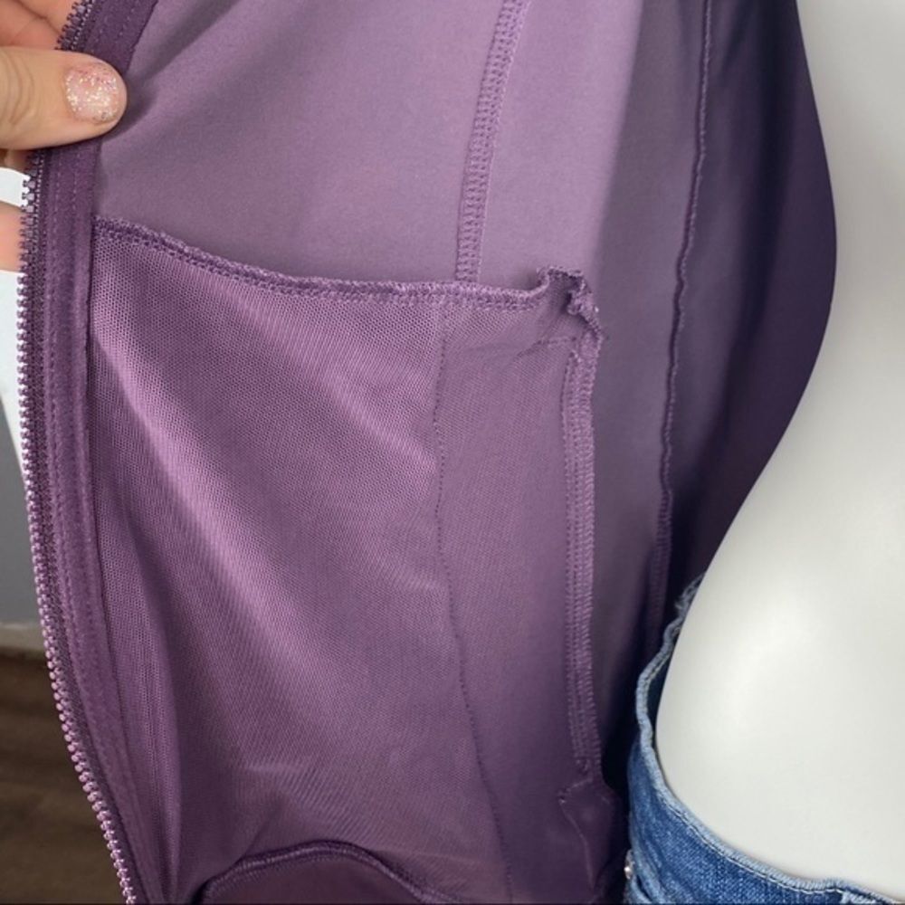 Columbia Purple Tie Dye Zip Jacket Athleisure Activewear Casual Streetwear M - Picture 5 of 8